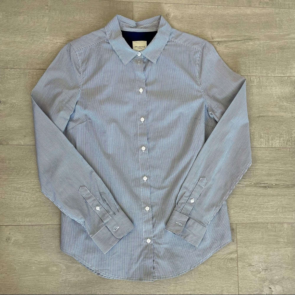 Selected FEMME Shirt with stripes